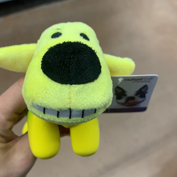 COPY - Banana Dog Squeak Toy Plush head and rubber body - Picture 7 of 7